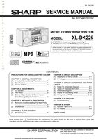 SHARP XLDK255OM Operating Manuals